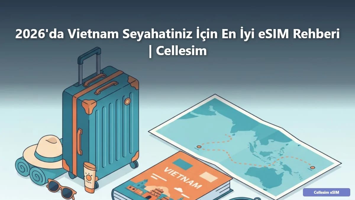 2026'da Vietnam Seyahatiniz İçin En İyi eSIM Rehberi | Cellesim