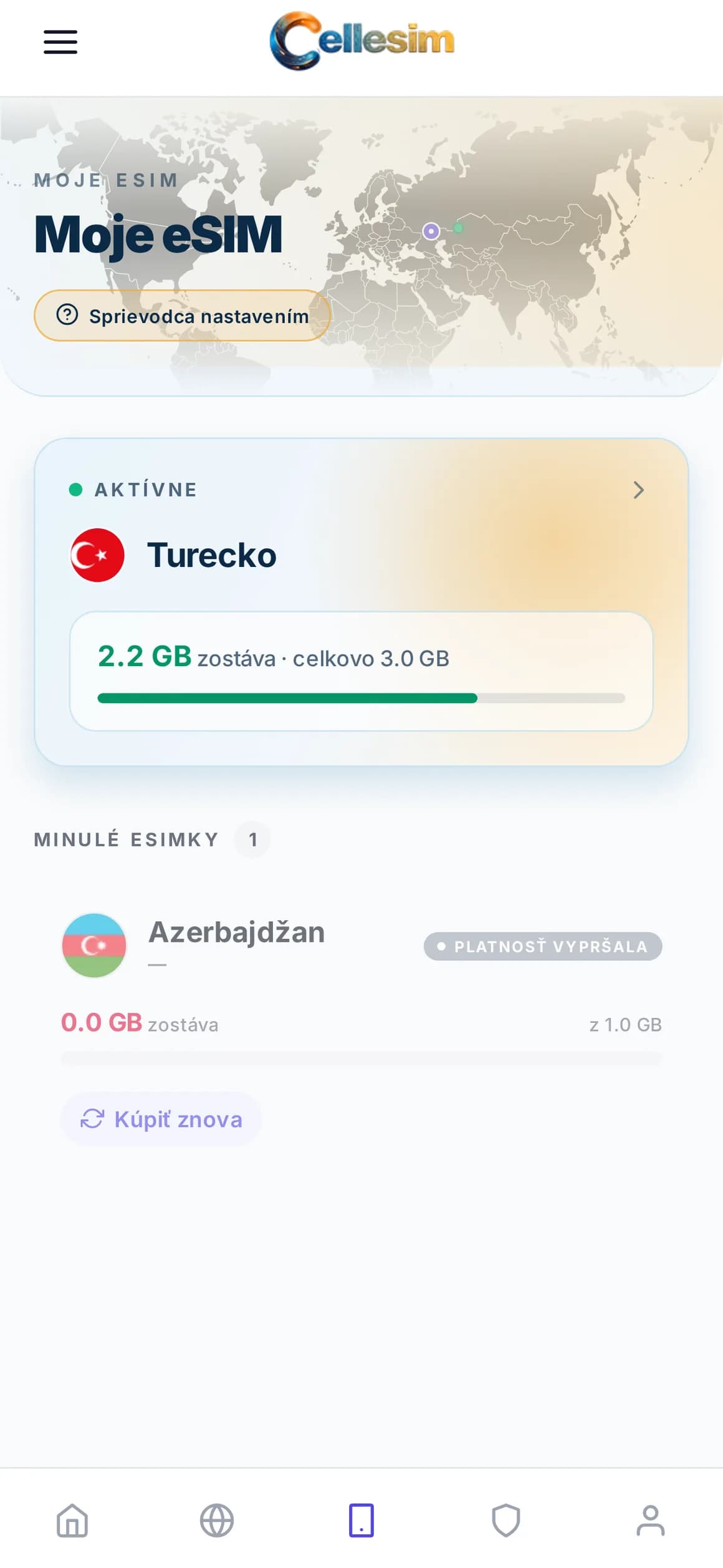Cellesim · POUŽITIE DÁT