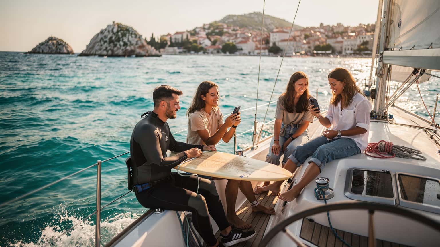 Semester i Kroatien 2026: Segla i Adriatiska havet och surfa billigt med eSIM