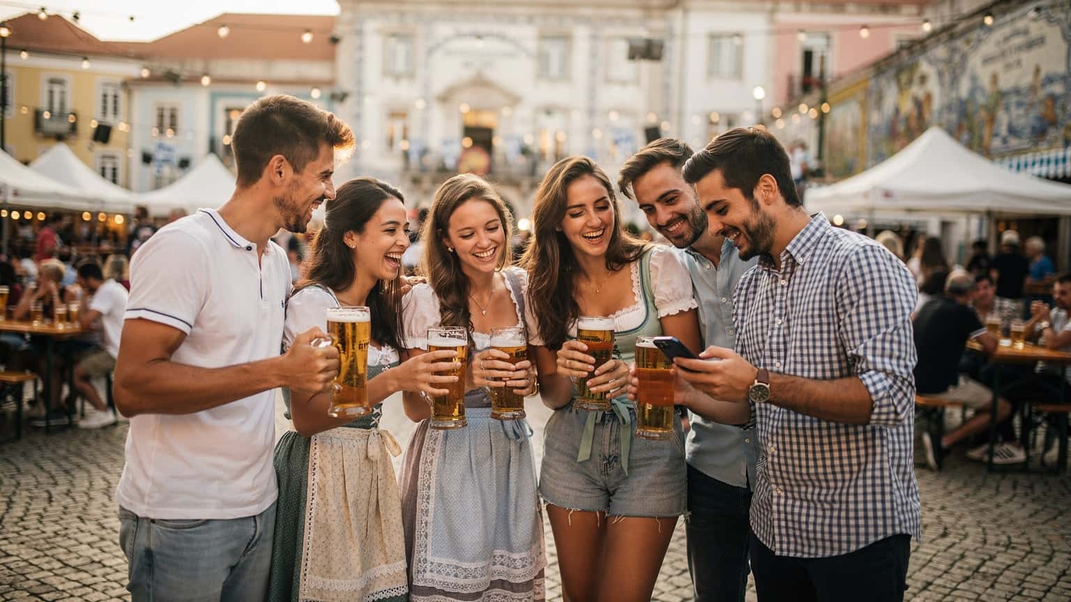 Oktoberfest Portugal 2026: Conectividade Certa para a Maior Festa da Cerveja com o Seu eSIM