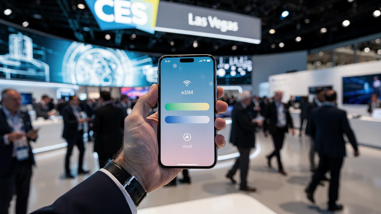 CES 2027 у Лас-Вегасі: eSIM для українських відвідувачів