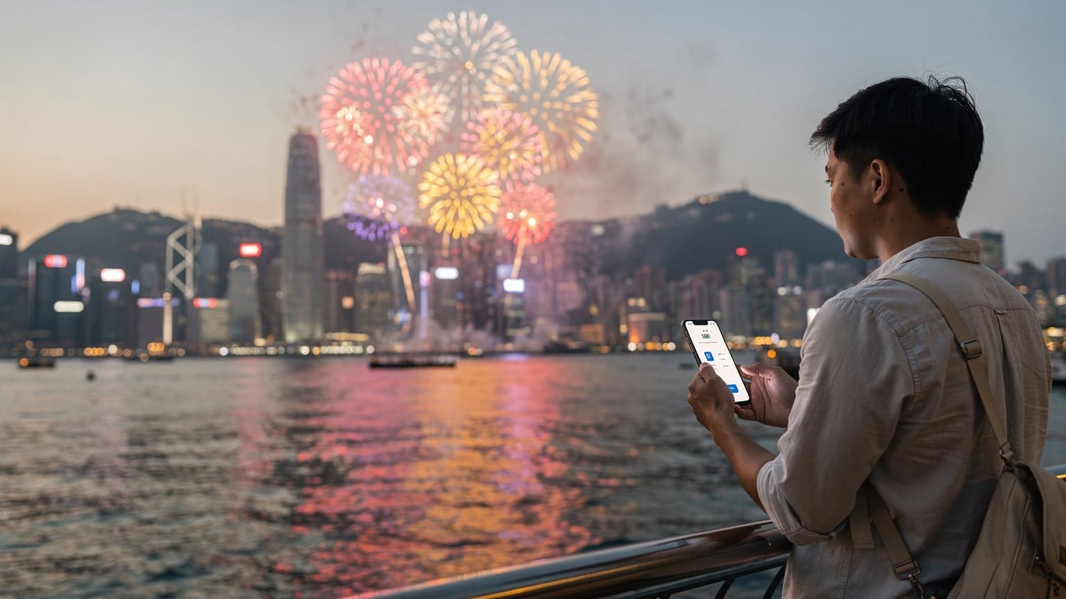 2026香港春节终极攻略:一张eSIM,搞定烟花汇演与全程网络自由