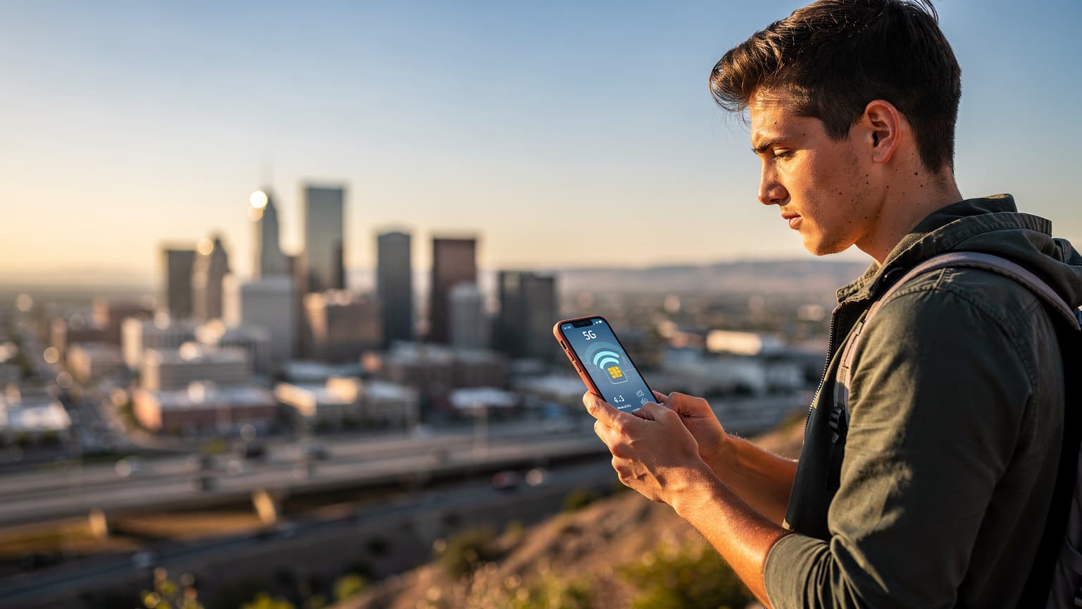 Rede T-Mobile ou AT&T nos EUA: Qual eSIM escolher para a sua viagem em 2026?