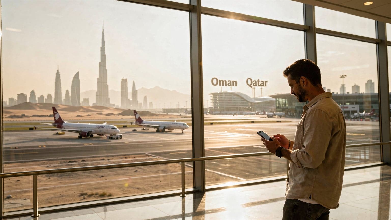 Jeden eSIM na Bliski Wschód? Przewodnik po Dubaju, Omanie i Katarze