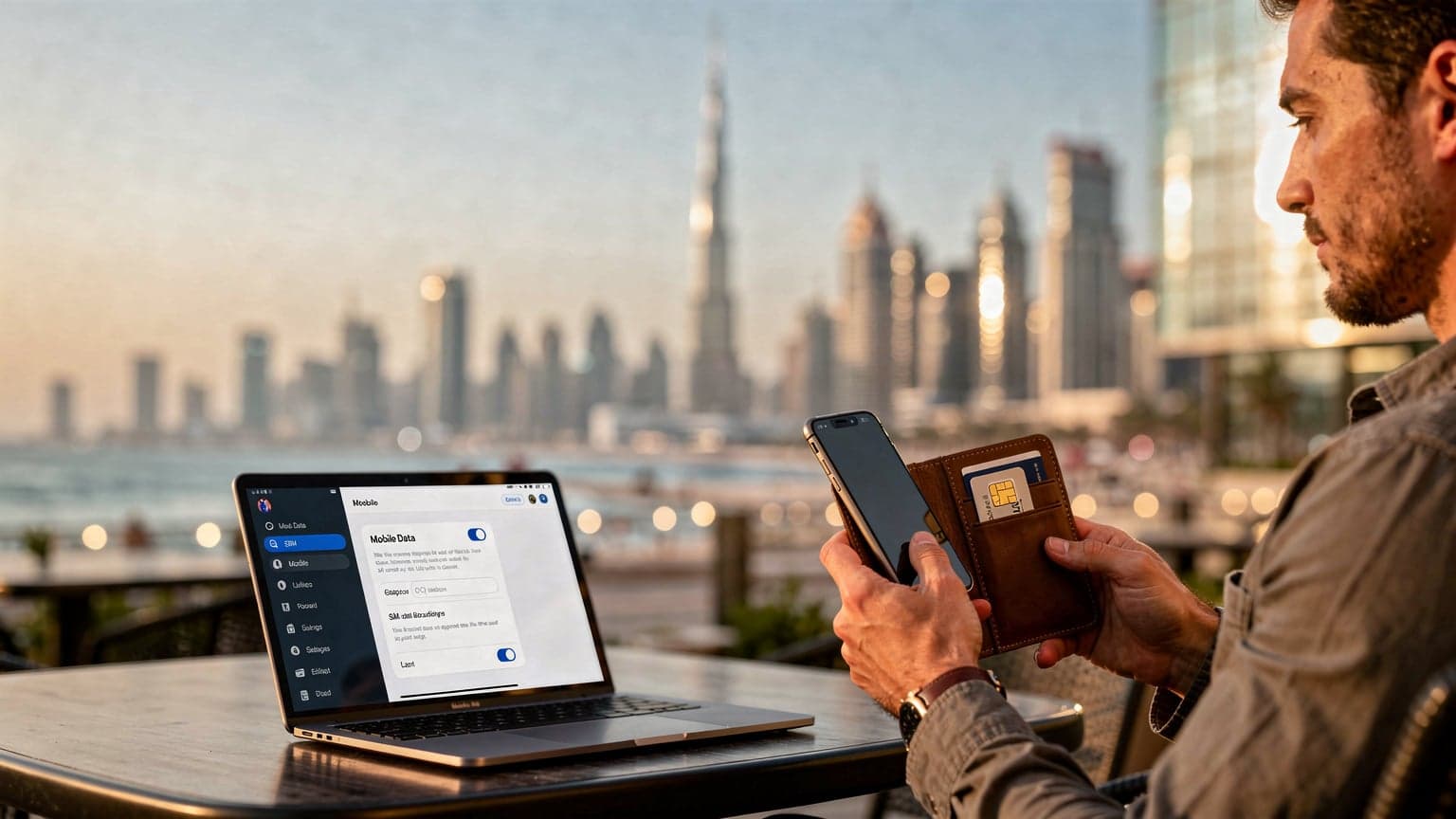 eSIM أم تجوال البيانات في الإمارات؟ مقارنة شاملة للتكاليف والسرعة لعام 2026