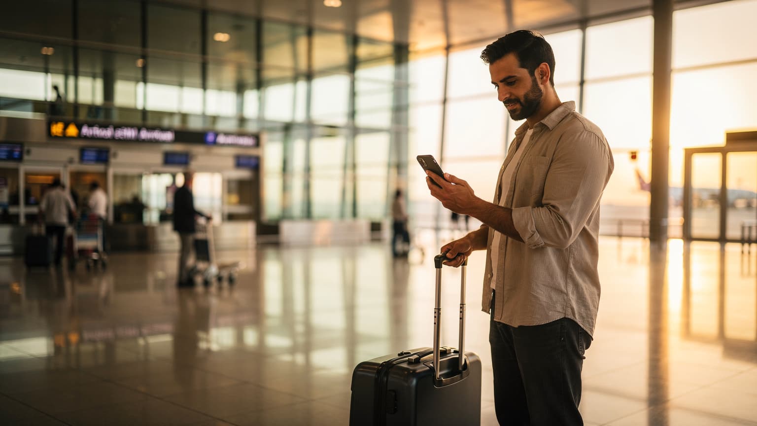 تفعيل eSIM في مطار دبي (DXB): دليلك للاتصال قبل استلام الأمتعة