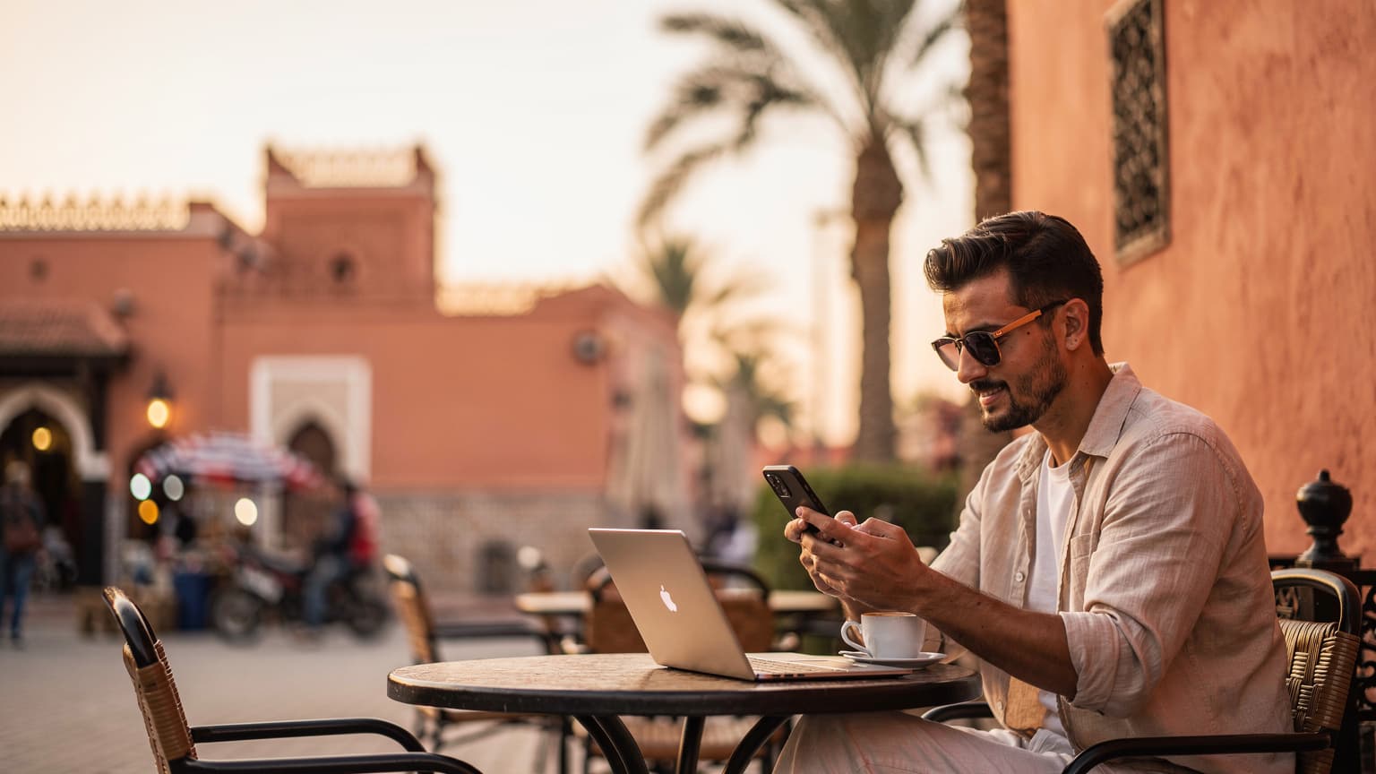 كيف تتصل بالإنترنت في مراكش؟ دليلك لشريحة eSIM الفورية