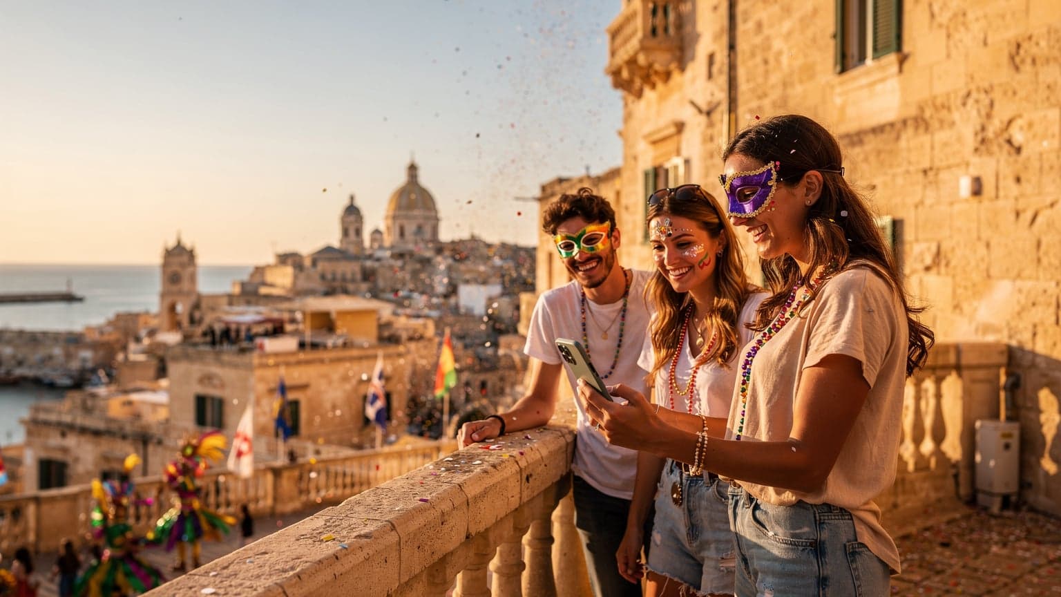 Carnaval de Malta 2026: Tu Guía Definitiva para La Valeta, Gozo y Conexión Móvil