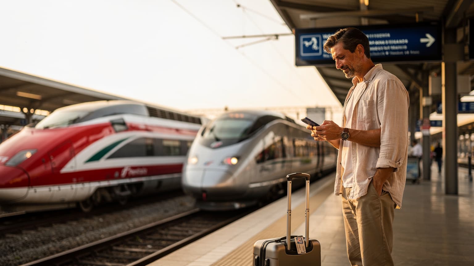 Guia Passo a Passo: Comprar Bilhetes de Comboio em Itália Online com um eSIM