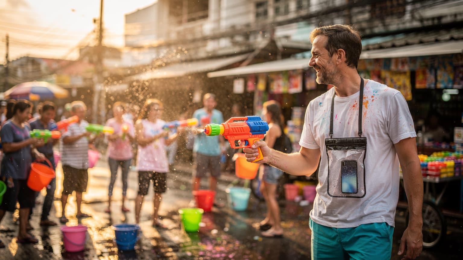 Songkran 2026: Din Vandtætte eSIM Guide til Thailands Vildeste Nytår