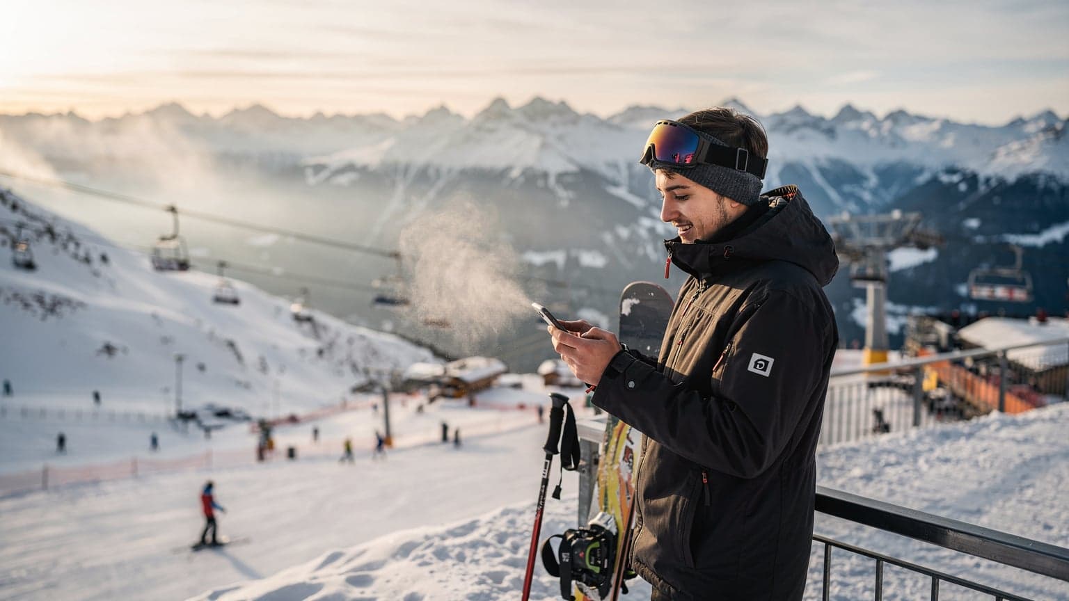 Guia Passo a Passo: Como Usar um eSIM para sua Viagem de Esqui nos Alpes Europeus
