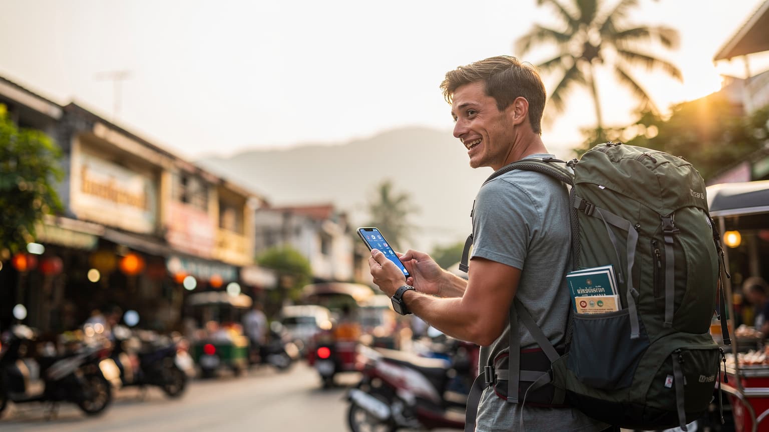 Backpacking i Sørøst-Asia: Reis sømløst med én eSIM-pakke
