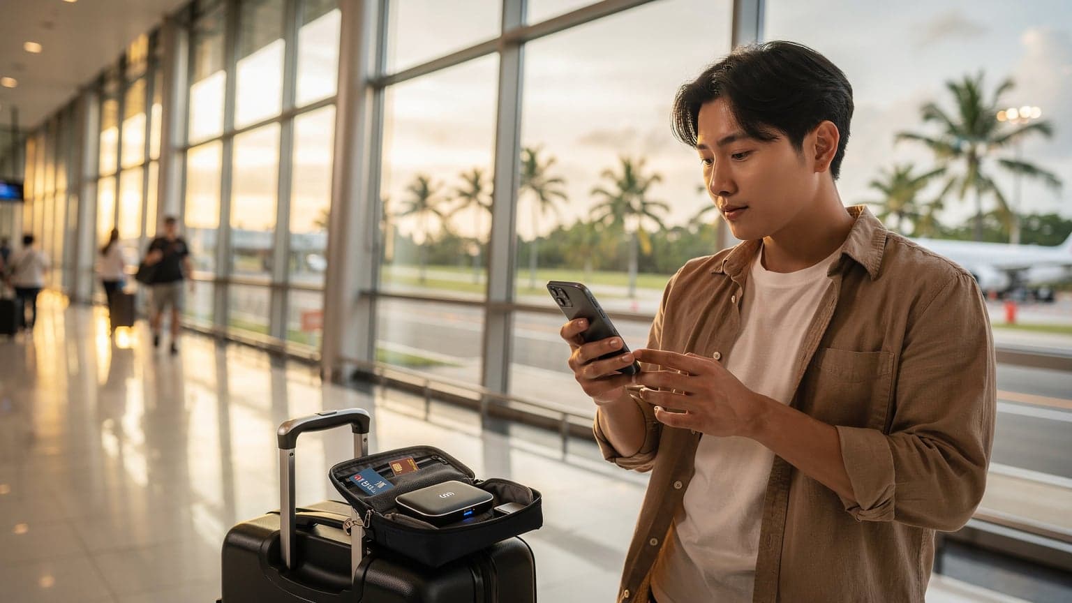 괌 공항 유심 vs 데이터 로밍 vs eSIM, 여행 고수의 최종 선택은?