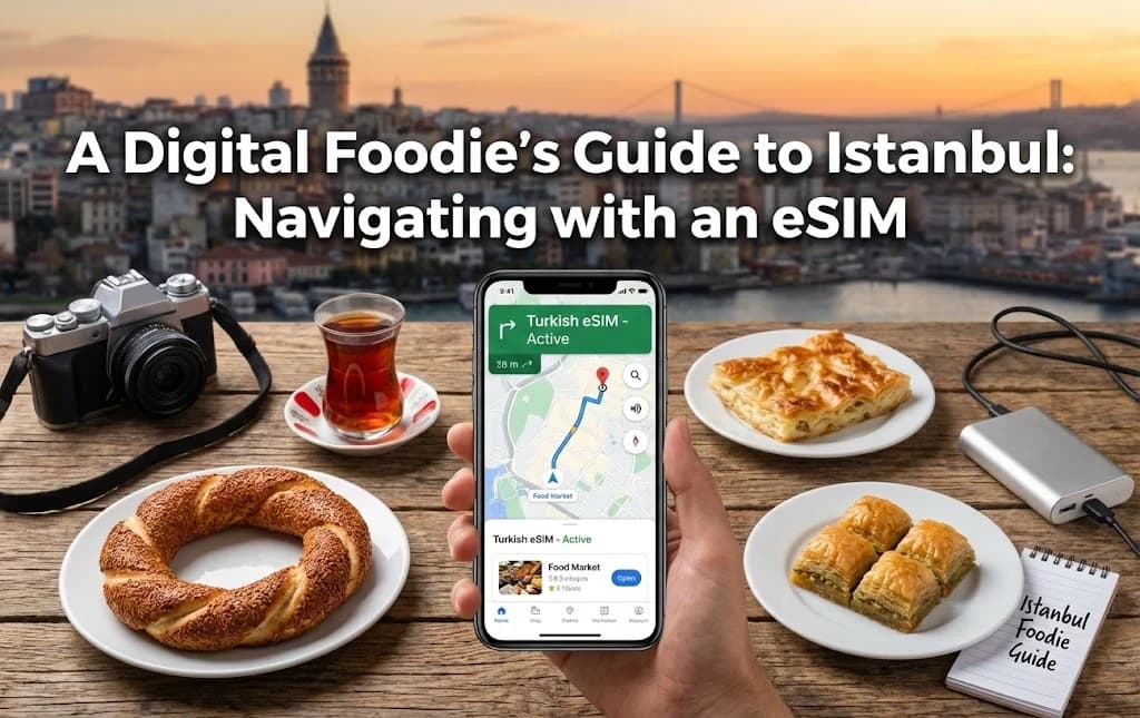 Panduan Digital Foodie ke Istanbul: Menjelajah dengan eSIM