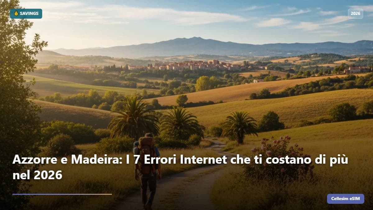 Azzorre e Madeira: I 7 Errori Internet che ti costano di più nel 2026