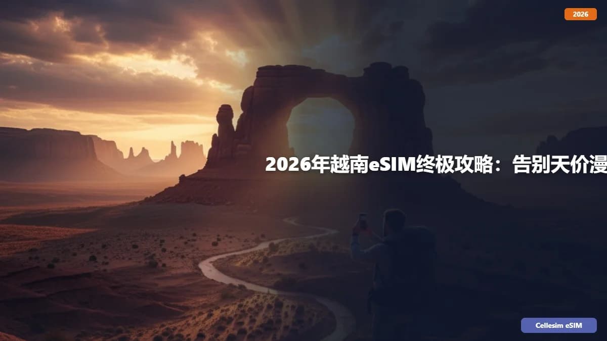 2026年越南eSIM终极攻略:告别天价漫游,畅享高速网络!