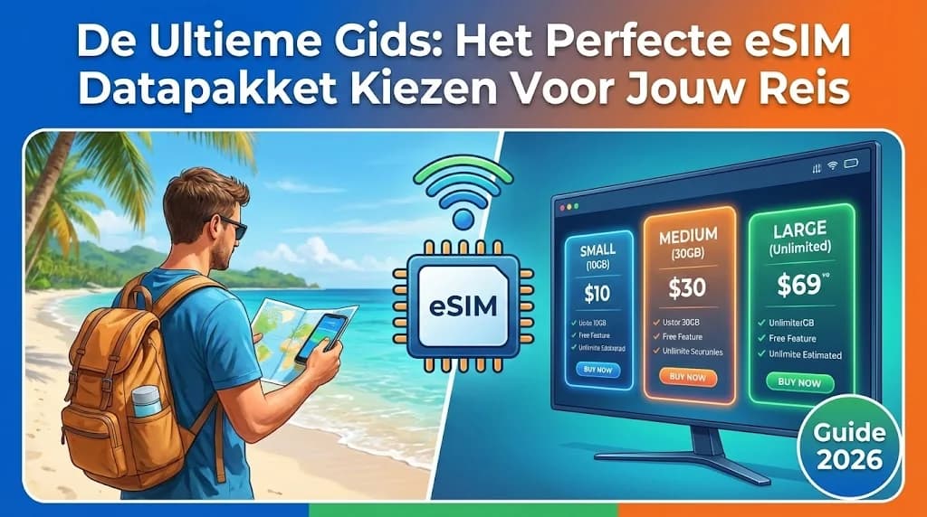 De Ultieme Gids: Het Perfecte eSIM Datapakket Kiezen Voor Jouw Reis