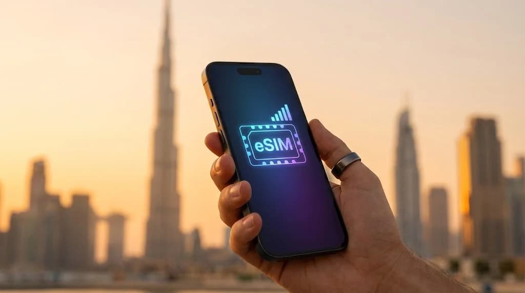 Dubaj a Emiráty levně: Proč je eSIM chytřejší volba než roaming?