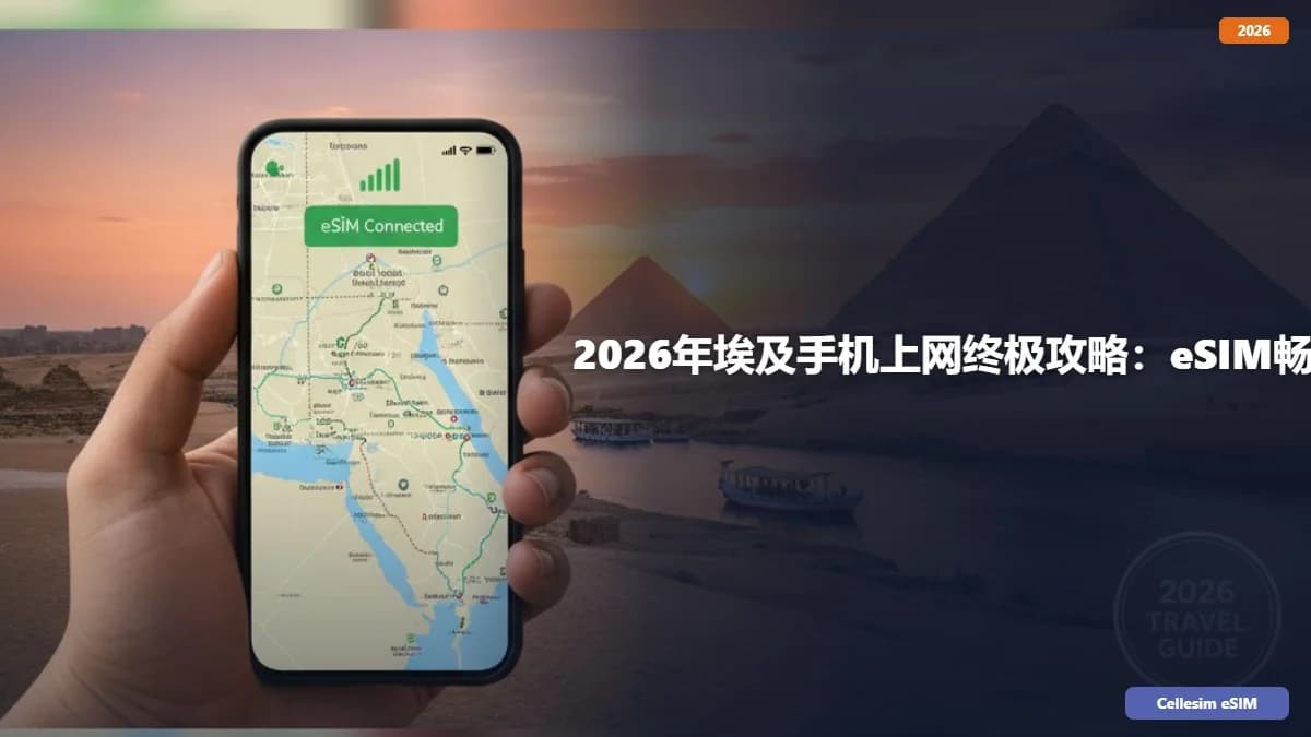 2026年埃及手机上网终极攻略:eSIM畅游尼罗河畔与红海之滨