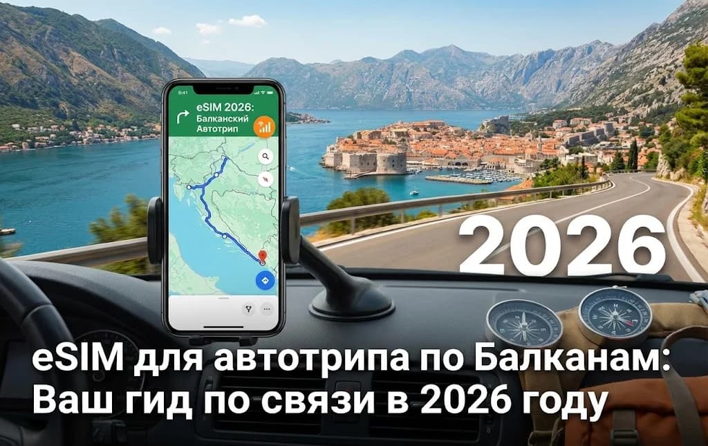 eSIM для автотрипа по Балканам: Ваш гид по связи в 2026 году