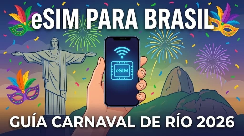 eSIM para Brasil: La Guía Definitiva de Conectividad para el Carnaval de Río 2026