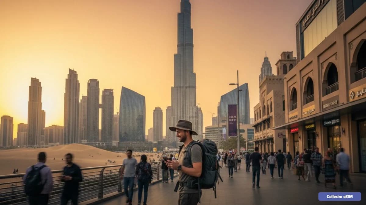 Din ultimate eSIM-guide for De forente arabiske emirater 2026: Dubai og mer