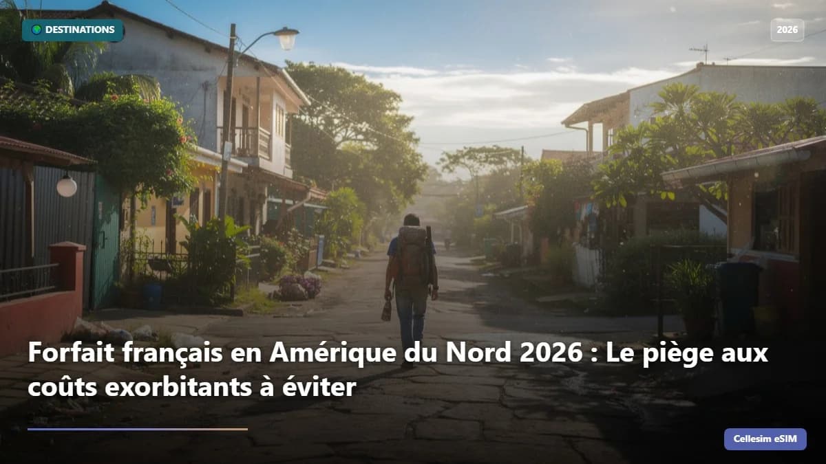 Forfait français en Amérique du Nord 2026 : Le piège aux coûts exorbitants à éviter