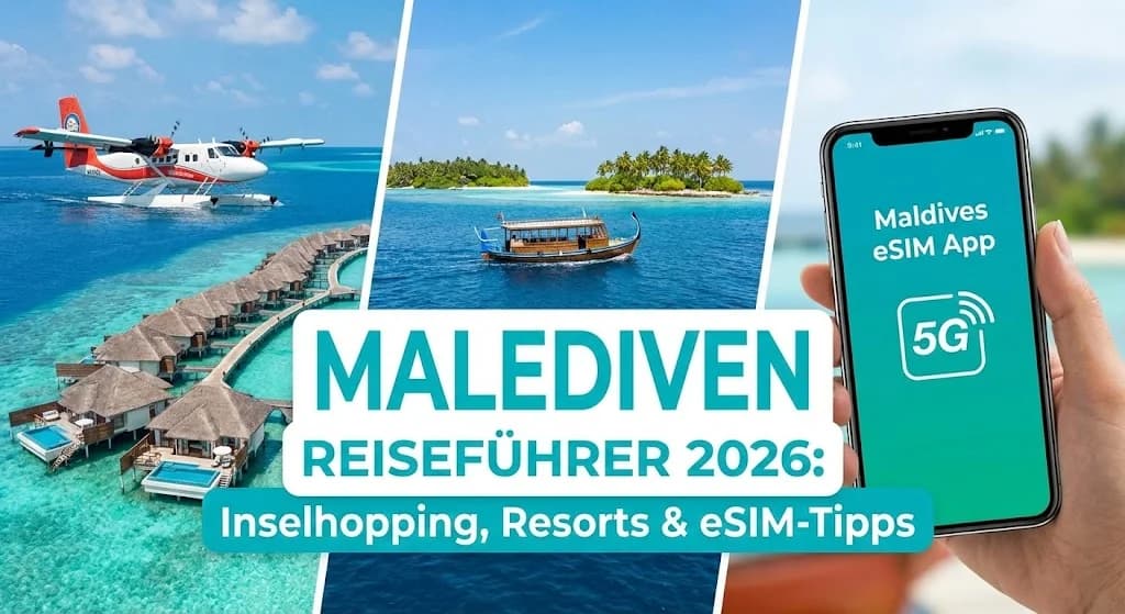 Ihr ultimativer Malediven Reiseführer 2026: Inseln, Abenteuer und nahtloses Internet