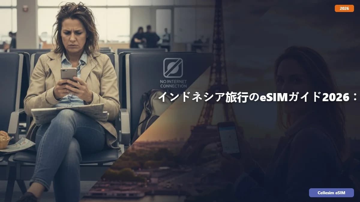 インドネシア旅行のeSIMガイド2026:快適な通信で旅をもっと楽しむ