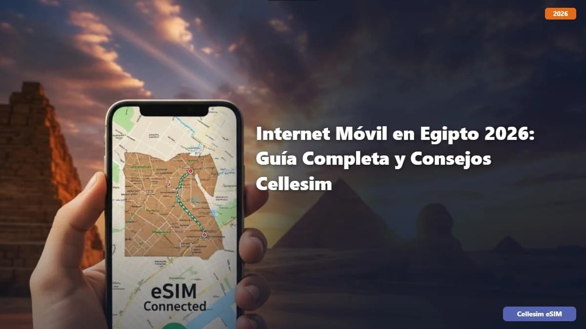 Internet Móvil en Egipto 2026: Guía Completa y Consejos Cellesim