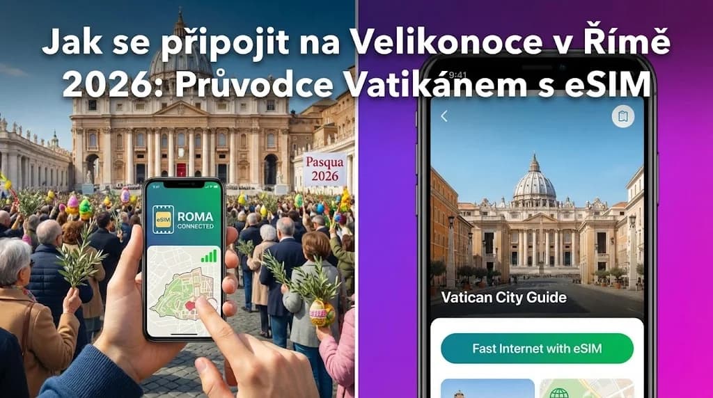 Jak se připojit na Velikonoce v Římě 2026: Průvodce Vatikánem s eSIM