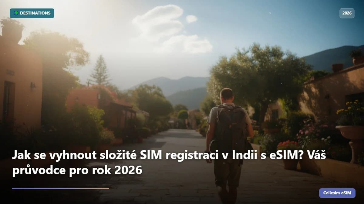 Jak se vyhnout složité SIM registraci v Indii s eSIM? Váš průvodce pro rok 2026