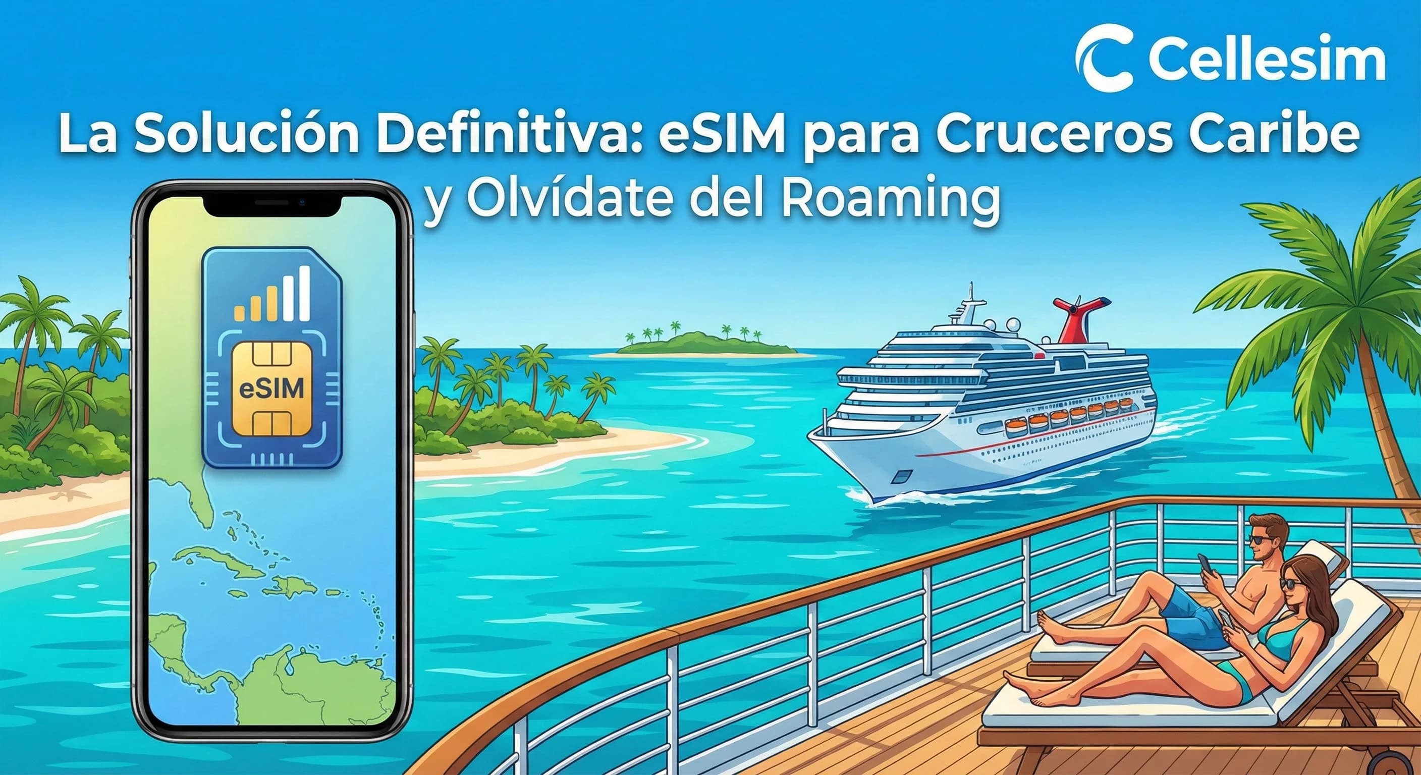 La Solución Definitiva: **eSIM para Cruceros Caribe** y Olvídate del Roaming