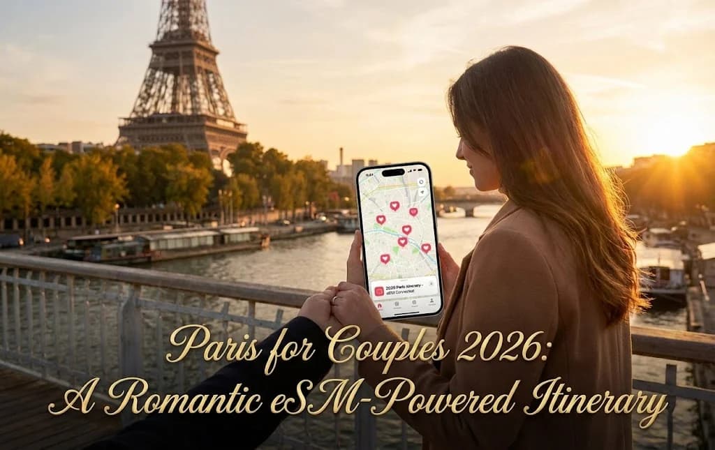 Paris untuk Pasangan 2026: Jadual Perjalanan Romantik dengan eSIM
