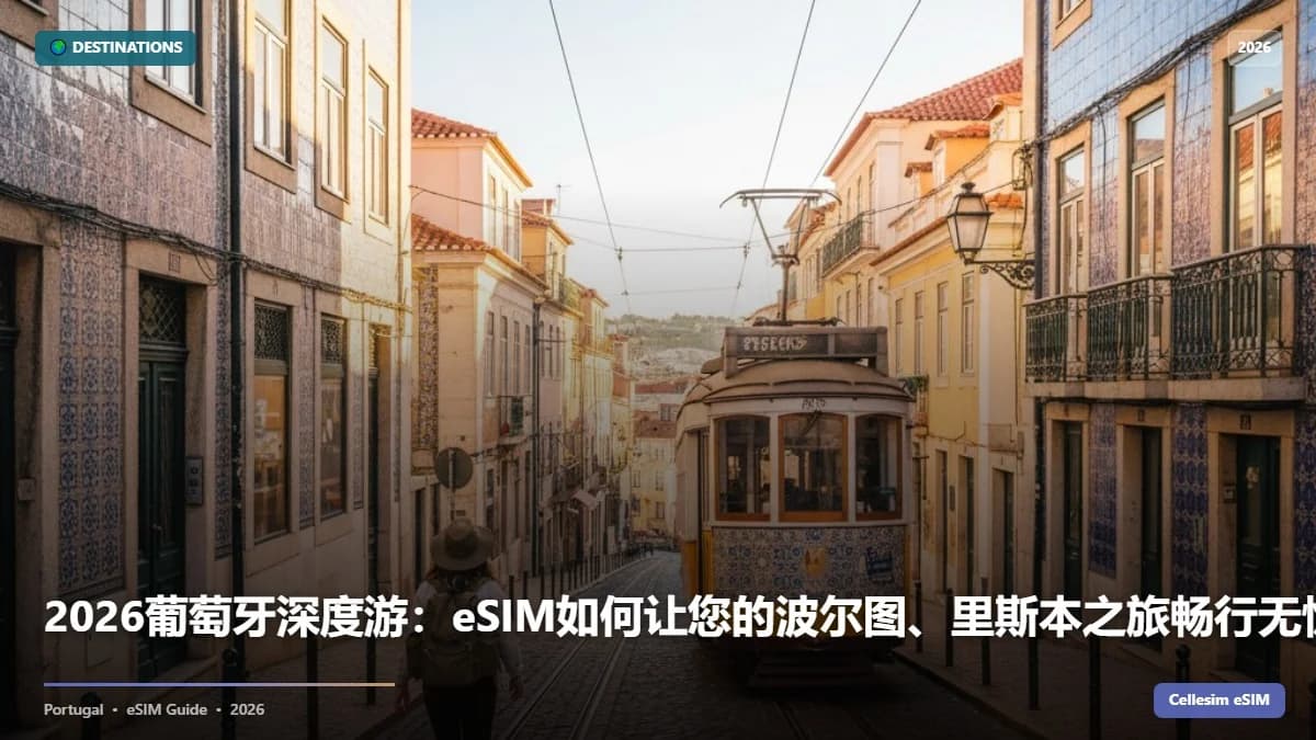 2026葡萄牙深度游:eSIM如何让您的波尔图、里斯本之旅畅行无忧?