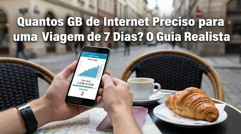 Quantos GB de Internet Você Precisa para uma Viagem de 7 Dias? O Guia Realista
