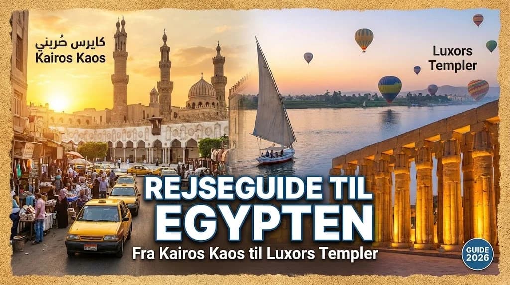 Rejseguide til Egypten: Fra Kairos Kaos til Luxors Templer