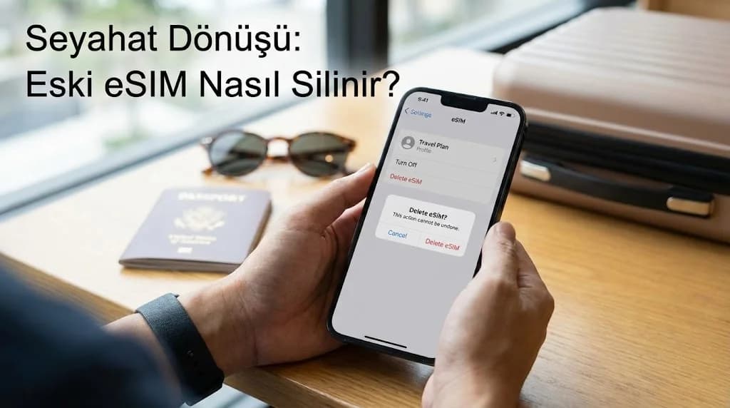 Seyahat Dönüşü Eski eSIM Telefondan Nasıl Silinir veya Kapatılır?