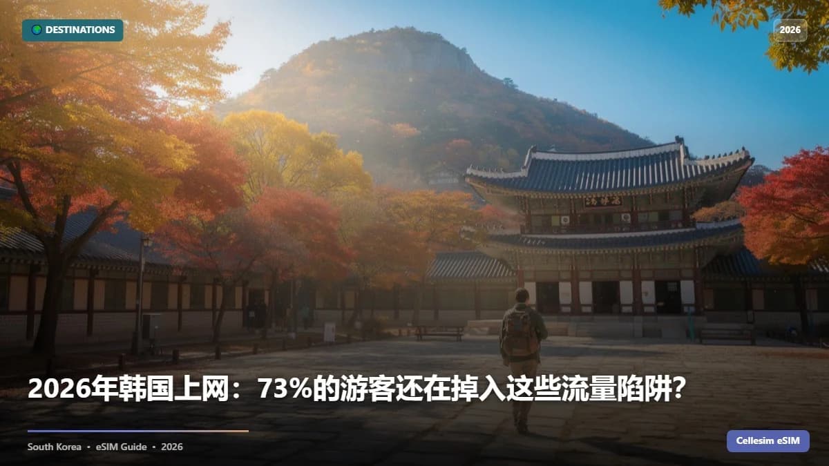 2026年韩国上网:73%的游客还在掉入这些流量陷阱?