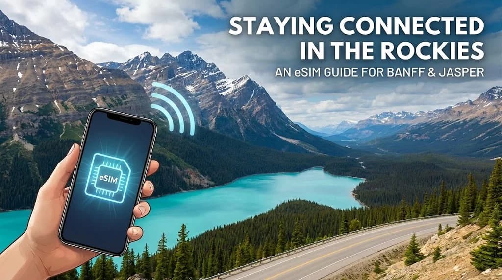 Kekal Berhubung di Rockies: Panduan eSIM untuk Banff & Jasper