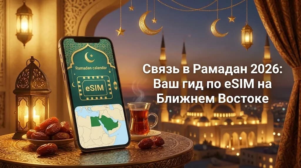 Связь в Рамадан 2026: Ваш гид по eSIM на Ближнем Востоке