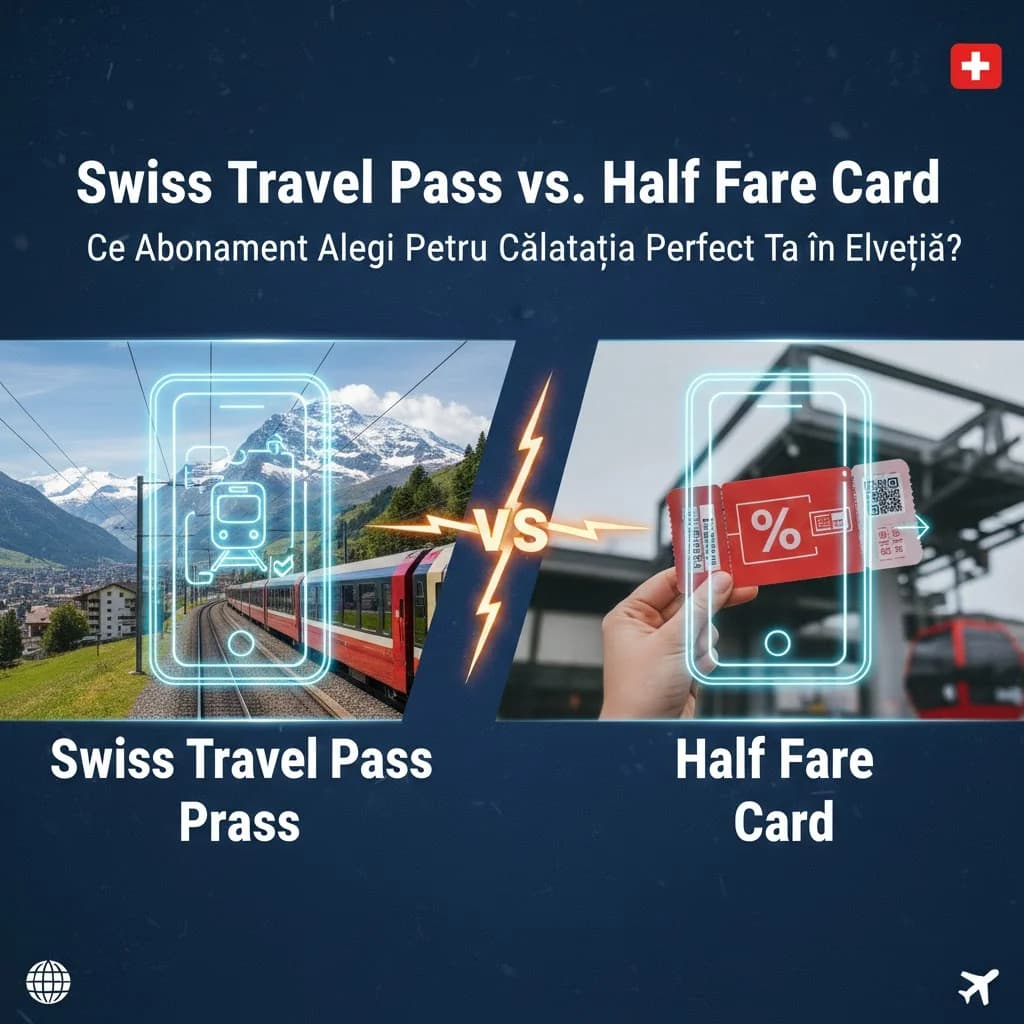 Swiss Travel Pass vs. Half Fare Card: Ce Abonament Alegi Pentru Călătoria Ta în Elveția?