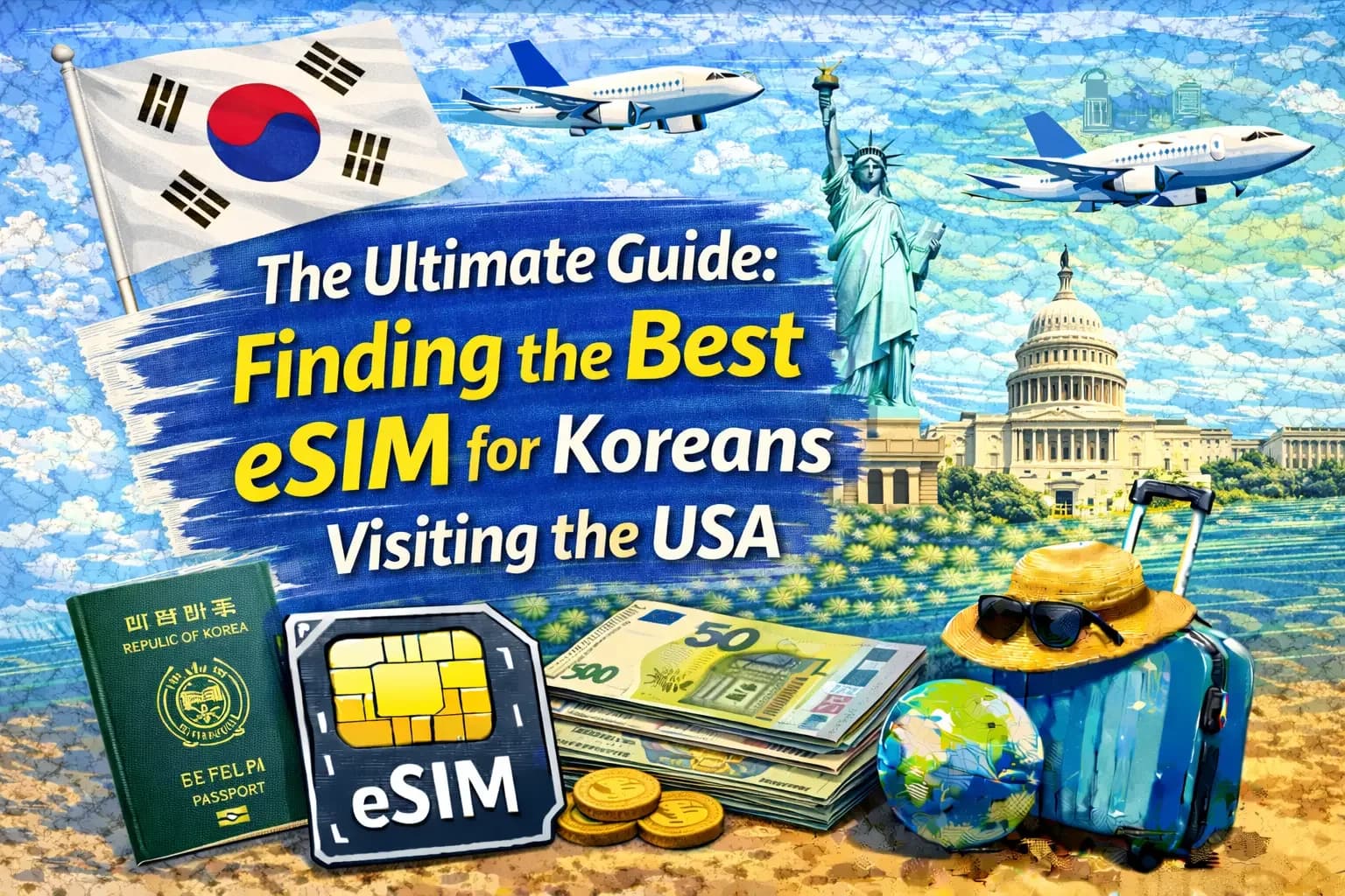 The Ultimate Guide: Finding the Best eSIM for Koreans Visiting the USA